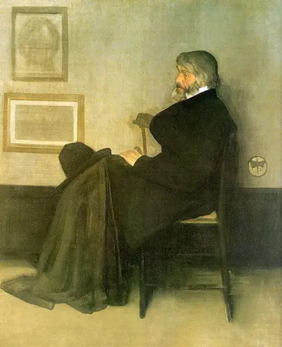 Arrangement in Grey and Black, No. 2: Portrait of Thomas Carlyle James Abbott McNeill Whistler